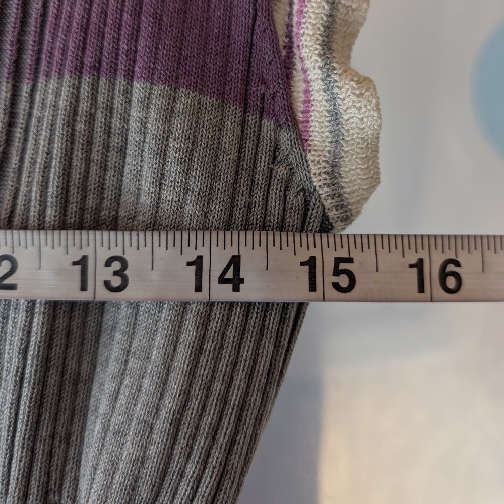 Y2K BCBG Silk Blend Knit Dress L Purple Plaid V-Neck Indie Retro Mod Luxury Chic - Picture 10 of 12